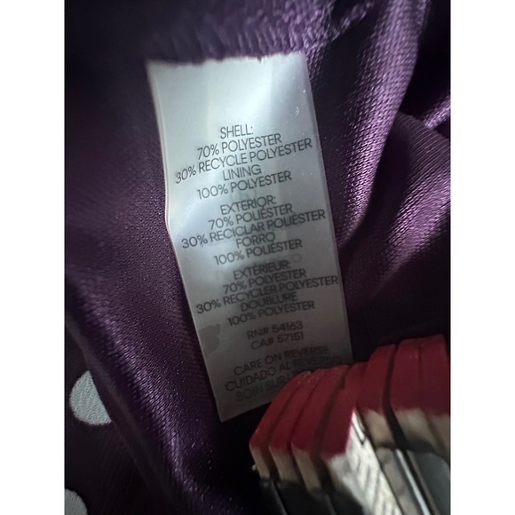 Calvin Klein Women's Burgandy White Polkadot Sleeveless Midi Dress Size 16 NEW - Picture 12 of 13